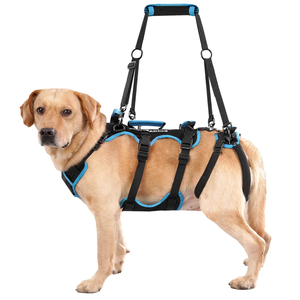 Lafoty Dog Lift Harness for Large Male Dogs, 2in1, Back Leg Support & Mobility Assistance for Senior Dogs, PostSurgery Recovery Sling(Black, Large)