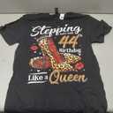 High Heels Stepping Into My 49th Birthday 49 and Fabulous T-Shirt, Medium