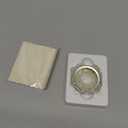 BEARDDO Metal Case for Garmin Vivoactive 6 Smartwatch, 2 in 1 Stainless Steel Bezel & TPU Back Cover with Cleaning Cloth Accessories,Rugged Shockproof Protective Case for Active 6 Men Women Moon White