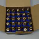 Abeja 25 Pack C9 Christmas Replacement Light Bulbs, C9 Blue Ceramic Bulbs, Patio String Light Replacement Bulbs, Ceramic Vintage Lights for Outdoor Indoor Christmas Decorations - 7W