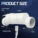 Salt Cell up to 15000 Gallons Pool Fit for Hayward Cell-3, Salt Chlorination Cell for In-Ground Swimming BLW1T3H, Provides Adequate Chlorine Gas and Correct Reading of Salt Levels