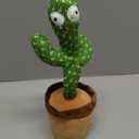 Ayeboovi Dancing Talking Cactus Baby Toy, Mimicking Recording Toy Repeats What You Say (Volume Adjustable Flowering Cactus)