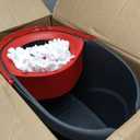 O-Cedar EasyWring Microfiber Spin Mop, Bucket Floor Cleaning System, Red, Gray, Standard