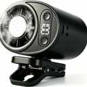 Car Clip on Air Conditioner Fan with LED Display 360 Rotation Portable Mini Personal Fan Cooling System for Vehicle Umbrella Office Beach Shirt Camping Waist (Black)