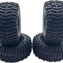 2.2 Crawler Tires with Foam Inserts for TRX4 Axial SCX10 III/II Wraith Redcat Gen 8 Vanquish VS4-10/H10/F10 RC4WD HPI 1/10 RC Rock Crawlers Trail Trucks RC Climbing Tyres, Soft & High Traction