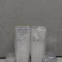 5oz Plastic Dessert Cups with Lids and Spoons, Clear Yogurt Parfait Cups with Lids, Mini Dessert Cups with Spoons, Small Square Appetizer Cups for Fruit Party Pudding Shooter - 20 Pack