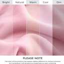 JELLYMONI Baby Pink Velvet Duvet Cover Queen Size - 3 Piece Ultra Soft Plush Bedding Set, Luxury Fluffy Comforter Cover with Zipper Closure & 8 Corner Ties for Bedroom