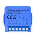 1CH Dry Contact Passive Output Wi-Fi Switch Module,Input DC 24-32V, Tuya app Remote Control Lights Gate Opener,Compatible with Alexa
