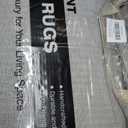 9x12 Area Rugs for Living Room, Non Slip Machine Washable Vintage Rugs, Low Pile Lightweight Large Rug for Bedroom, Dining Room, Home Office Beige