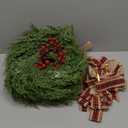 Waipfaru 6 Pcs Small Christmas Wreath, Mini Wreaths for Cabinets, Christmas Wreaths for Windows Kitchen Front Door Candle Rings Fireplaces Table Centerpiece Indoor Outdoor Decorations (Green)