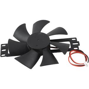 uxcell DV 18V Plastic Cooling Fan for Induction Cooker Black