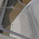 Vanity Desk,Makeup Vanity Desk with Mirror and Lights,Transparent Top with LED Multiple Color Lights,Mirror 3 Color Modes 2 Drawers,Power Outlet,Dressing Table for Girls Bedroom,White