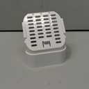 3"x4" Type-A Gutter Downspout Connector, Outlet Filter and Leaf Guard for Bottom of Downspouts (White)