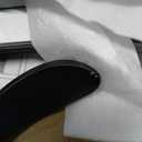 Euro Mortise Storm Door Handle Complete Set Fits for Pella Screen Door Hardware, 2-1/2" Handle PZ, 7/8" Backset, 7-1/4" Trimplate H.C., Non-Handed, Matte Black