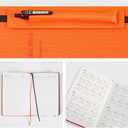 KetA Lined Notebook with Pen Holder, College Lined Journal, Premium Thick Paper, A5, 5.9 x 8.4 inch, 192 pages Dream Notebook (Orange)