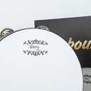 Glory Hand Held Tambourine Drum 10 inch Bell Birch Metal Jingles Percussion Gift Musical Drum Instrument for KTV Party Games (10 inch)