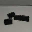 PATIOWIN Solar Deck Lights Outdoor, Solar Step Lights Waterproof Led Lights for Outdoor Stairs, Step, Fence, Patio,Yard,Porch and Balcony(4  Pack, Black)