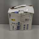 Westinghouse Heated Throw Blanket, Soft Flannel Sherpa Electric Throw with 6 Heating Levels & 2-10 Hours Auto Shut Off, Fast Heating & ETL Certification, Machine Washable, 50x60 Inch, Light Grey