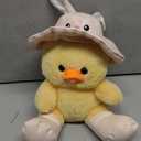 Holiday Home Spring Raindrop Chick With Hat Plush Pink