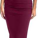 REORIA Summer Wedding Guest Maxi Dresses for Women Sleeveless Square Neck Sheer Mesh Ruched Bodycon Long Dress Trendy Clothes, Small