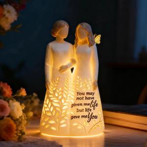 Mothers Day Birthday Gifts for Mother in Law, Mother in Law Figurine Light with Remote Control - Wedding Christmas Gift from Daughter in Law, Mom of The Groom Gifts (No Batteries Included)