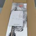 3-Light Bathroom Vanity Light Fixture, Modern Wall Lamp for Mirror with Clear Glass Shade (D-Clear Glass & Brown)