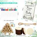 126 PCS Baby Shower Games Sign Kit,Funniest Baby Shower Ideas, To Draw Your Idea For Babys Showers Favors, Babys Showers Decorations Gender Reveal Games Boy And Girls for Nursery Wall Decor