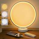 Sun Lamp 10000 Lux Light Therapy Lamp, UV-Free with Remote Control, 3 Color Temperatures, 4 Bright Levels & Timer, Seasonal Sunlight for Home, Office