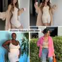 SHAPERX Shapewear for Women Tummy Control Bodysuit Mid Thigh Body Shaper Shorts for a Lifted Look, XXS/XS