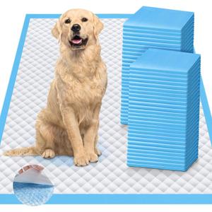 Upgraded 4XL 36"x36" Thicken 6 Layers Dog Pee Pads, Ultra Absorbent Pee Pads, Absorb up to 12 Cups, Leak-Proof & Quick Dry Puppy Pads for Puppy,Surgery, Older,Cats, Rabbits,30 Counts