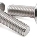1/4-20 x 1/2" Truss Head Machine Screws, Full Thread, 304 Stainless Steel 18-8, Bright Finish, Machine Thread, 50 PCS