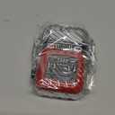 SUPRUS Luminous 3 Modes of Flashlight Windproof Waterproof Lighter Electric Rechargeable Dual Arc Plasma Lighter with Survival Emergency Whistle and Lanyard Red