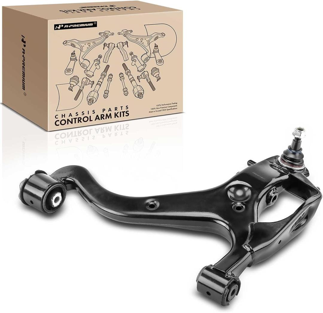 A-Premium Front Right Lower Control Arm, with Ball Joint & Bushing, Compatible with Land Rover LR3 2005 2006 2007 2008 2009