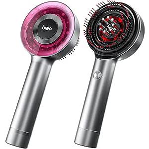 Breo Scalp3 Scalp Massaging Brush, Shiatsu Hair Scalp Massager with IPX7 Waterproof, Cordless Electric Massager for Scalp & Hair, Portable Massager for Head, Deep Massage at Home for Muscle Relax