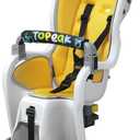 Topeak BabySeat II with MTX 2.0 Rack for 26 Non-Disc Bikes Child Seat with Suspension System, Adjustable Harness, Wrap-Around Safety, Roll Bar Handle, QuickTrack Compatible, 60 lb Capacity, TCS2208