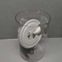 Desktop Fish Tank 3 Gallon SelfCleaning, Nano Aquarium Goldfish Tank Starter Kit with LED Light & Filter, 360 View for Small Fish, Kids Room & Home Decor (17Color Modes, Large)