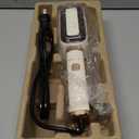 Travel Steamer Iron for Clothes Portable 2 in 1 Mini Wet Dry Clothes Iron Combo, High Efficiency 1000W for Clothes 15S Fast Heat 180° Flip Handle with Large Ceramic Heat (US Plug 110V)