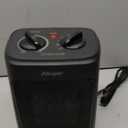 Space Heater, 1500W Electric Heaters Indoor Portable with Thermostat, PTC Fast Heating Ceramic Room Small Heater with Heating and Fan Modes for Bedroom, Office and Indoor Use (10IN), Black