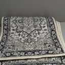 HEBE Boho Kitchen Rug Sets 3 Piece with Runner Non Slip Kitchen Rugs and Mats Washable Kitchen Mats for Floor Thick Kitchen Floor Mat Carpet Runner Rugs for Hallway Laundry Holiday Decor (20"x32"+20"x48"+20"x59", Black/Brown)