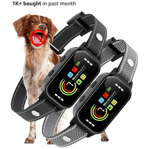 JEUJE Dog Bark Collar 2 Pack, Bark Collar for Large Medium Small Dogs 8-120lbs, AUTO Barking Collar, Bark Training Collar with 7-Level Sensitivity + 5 Safety Modes Humane Training System