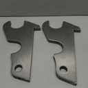 WRLWY2-Pack U35 Quick Attach Bucket Ears for Kubota Excavators - Fits Models KX71, KX91, KX121 - Heavy-Duty Attachment