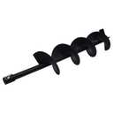 WFLNHB Auger Drill Bit Garden Spiral Drill Bit for Planting 6 x 31.5 inch Garden Plant Flower Bulb Auger for Gasoline Powered Post Fence Hole Digger