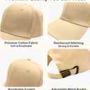 MDSTYLE 100% Cotton Baseball Cap for Men Women  Soft Adjustable Dad Hat, Breathable Lightweight Everyday Cap, 15 Colors (Grey)