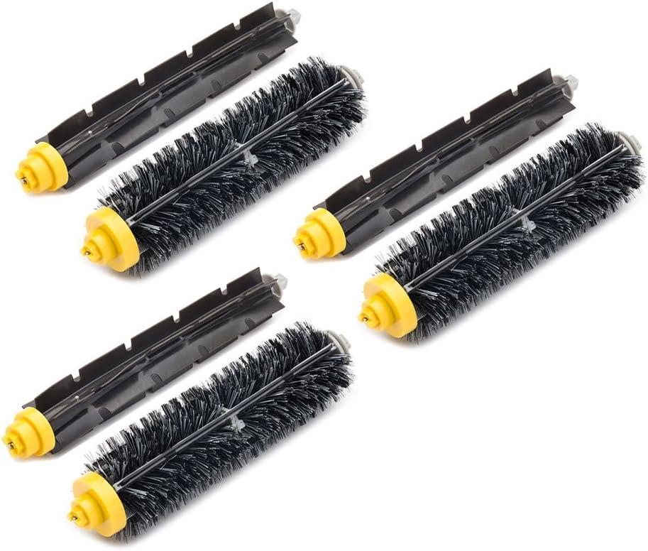 Neutop Replacement Bristle & Flexible Beater Brush Compatible with iRobot Roomba 600 and 700 Series 614 618 630 635 640 645 650 652 655 660 665 670 671 675 680 690 692 694 695 760 770 780 790, 3Pack.