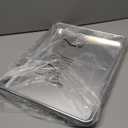 Commercial Quality Baking Sheet Pan Set, Natural Aluminum Cookie Sheet, Umite Chef Warp Resistant Baker's Half Sheet Pan, Large Thick Cookie Tray Pans for Baking, Roasting(2 Pack, 18X13In)