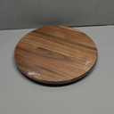Acacia Wood Lazy Susan, Wood Turntable Tray Cabinet Organizer,14"