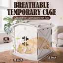 Apasiri Cat Houses for Indoor Cats: Felt Cat House Cave Cathouse, Scratch-Resistant Warm Insulated Covered, Hideaway Tent for Anxiety Relief Gift (15"x15"x13")