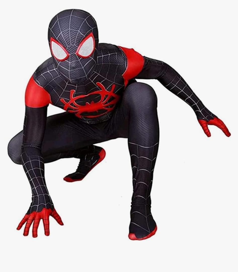 Adult Superhero Costume Spandex Jumpsuit Halloween Cosplay Bodysuit 3D Style Mask Suit, XL