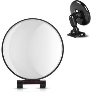 Blind Spot Mirror For Car,3.8" Round Hd Glass Convex Rear View Mirror Adjustable side Blindspot - Universal Fit For Cars, Trucks, Suvs Wider Coverage, Waterproof & Rustproof, Small (3.2")