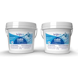 Bright Air 64 oz. Super Odor Eliminator, For Large Spaces, Cool & Clean, Case of 2, Odor Eliminator & Air Freshener, Natural Essential Oils, Lasts Up to 120 Days Each